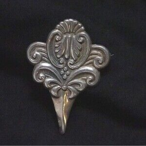 Vintage Sterling Scandinavian Brooch Flower Bouquet Pin